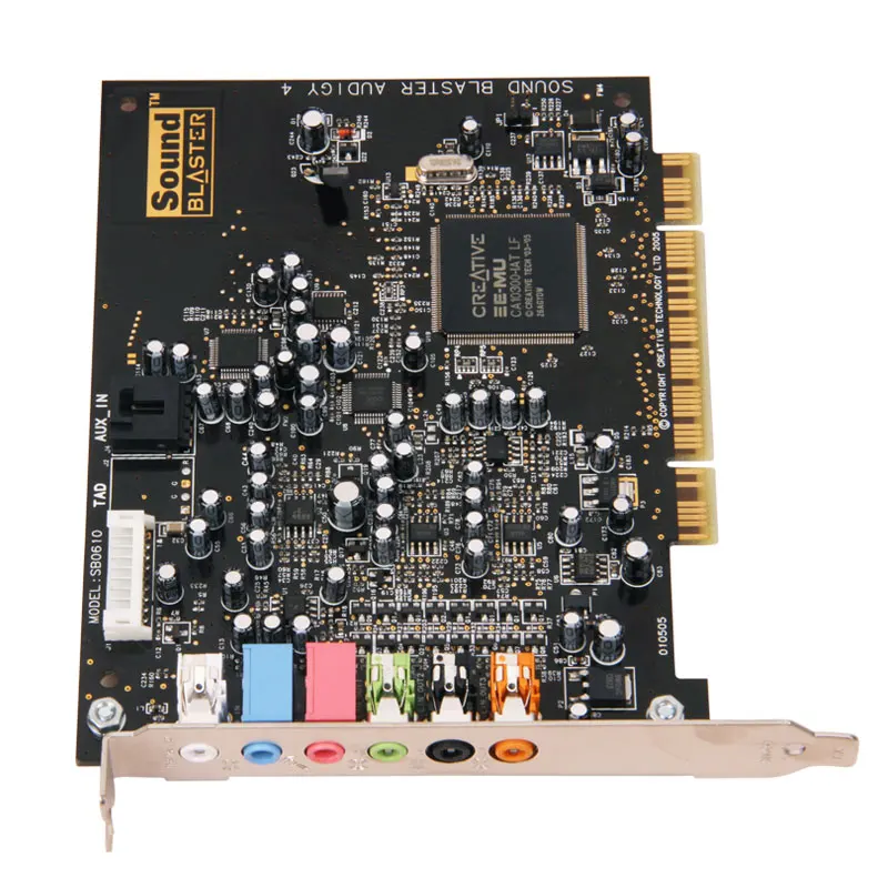 Бесплатная доставка Новая креативная звуковая карта 7 1 Audigy 4 II PCI встроенная для