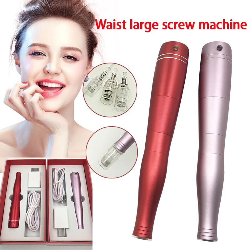 

dr pen Micro tiny needles stimulate Skin tightening remove scar reduce wrinkles scar stretch marks removal device skin