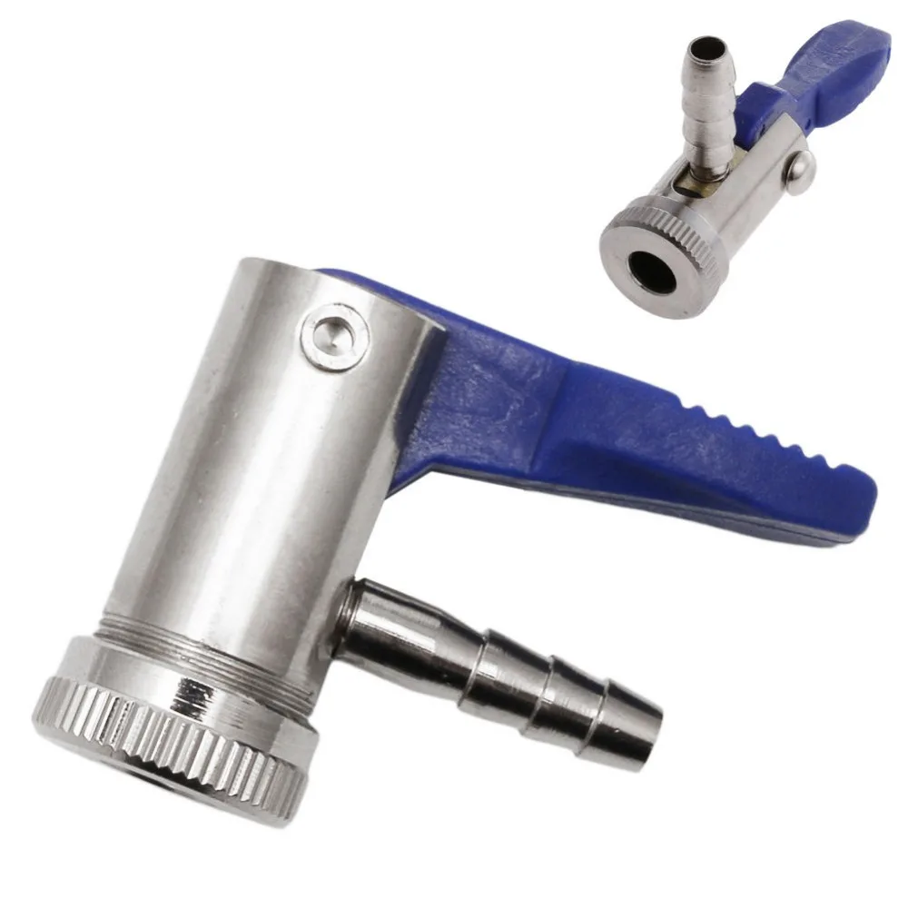 

6mm 1/4" Car Motorbike Tyre Airline Inflator Valve Tire Air Chuck Connector New 10166