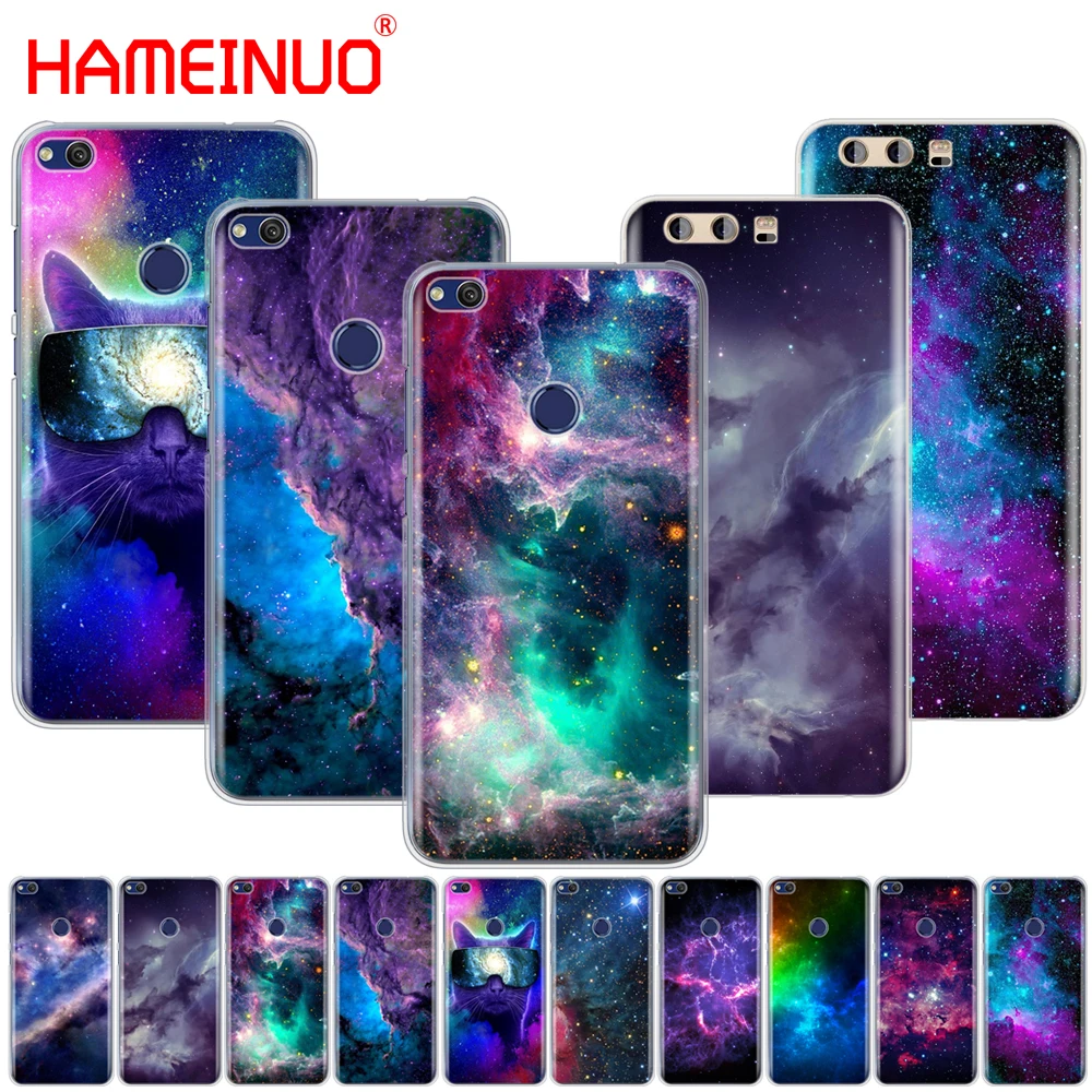 HAMEINUO чехол для телефона с красочным космосом galaxy universe huawei Ascend P7 P8 P9 P10 lite plus G8 G7 honor