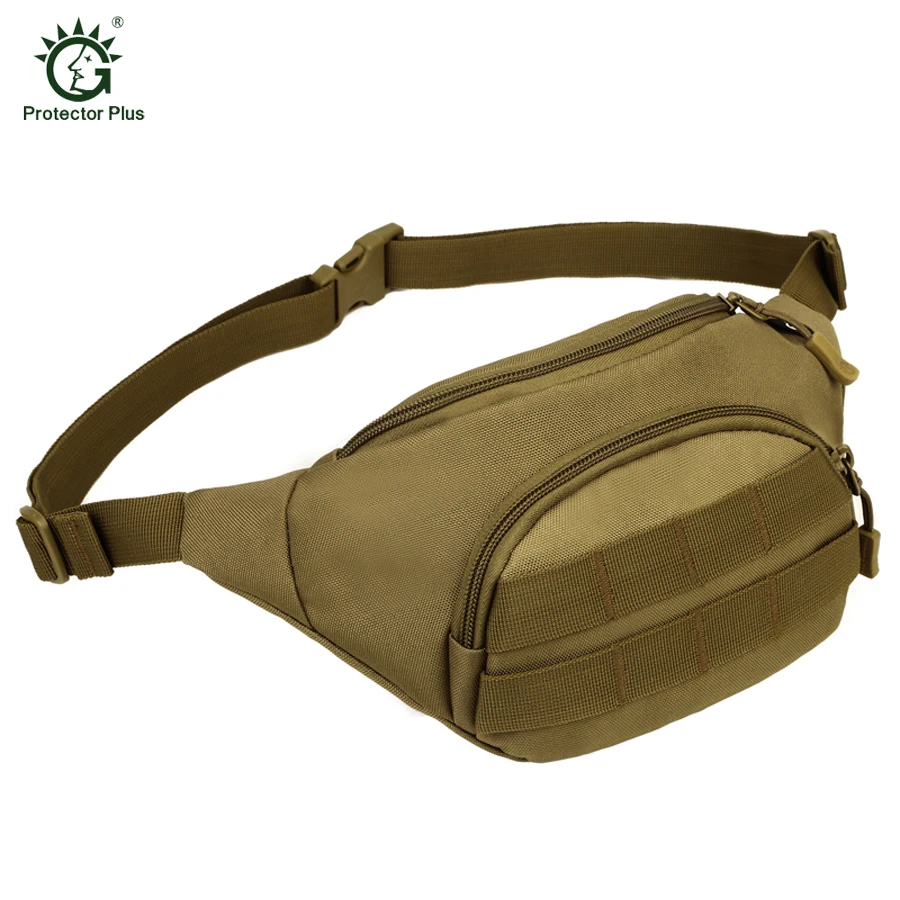 

Protector Plus Tactical Molle Bag Waterproof Waist Bag Fanny Pack Climbing Hiking Fishing Sports Hunting Waist Bags Belt