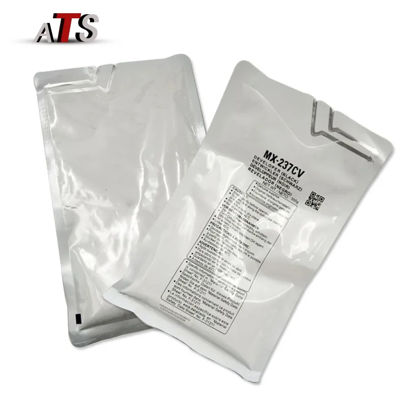 

2PCS/lot Black Developer Powder For Sharp MX 237CV 2048 2648 3148 Compatible MX237CV MX2048 MX2648 MX3148 Copier Spare Parts