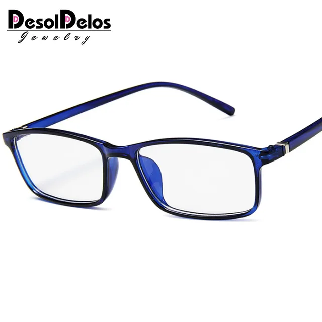 Anti Light Glasses Ray Blue Fashion Anti Blue Fatigue Protection Blocking Goggles Eye Square Radiation Computer 2022 New dark blue