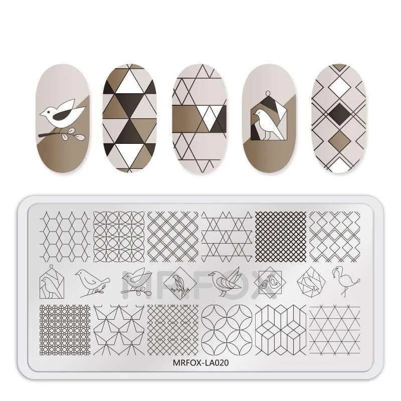 

Nail Art Stamping Plates Manicure Stamping Template Marine life Animal Pattern Image Plates Nail Stamp Plate Print Stencil