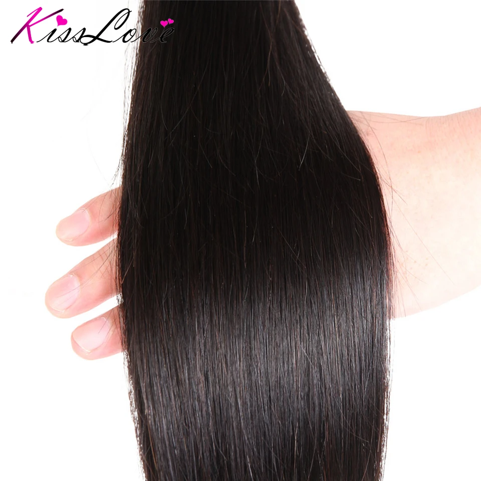 Kiss Love волосы бразильские прямые волнистые пучки волос плетение пучки 1/3 шт. наращивание волос remy волосы