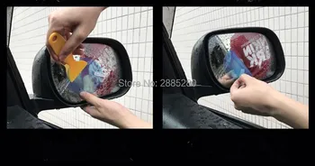 baratas Espelho Retrovisor Do Carro Anti Nevoeiro à Prova De Chuva Película Protetora Para Chrysler 300c Voyager Pt Cruiser Grand Voyager Sebring Pacifica Reboque