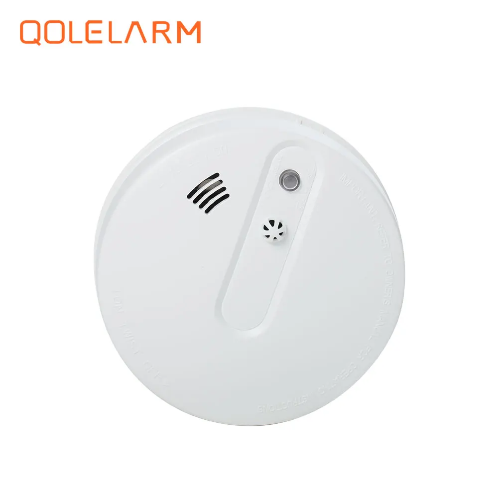 

QOLELARM 2017 New Wireless Smoke+Heat fire Detector 433MHZ High sensitivity Alarm System For Home House Office Free Shipping