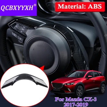 

QCBXYYXH ABS Car Styling For Mazda CX-3 2017-2018 Auto Steering Wheel Frame Cover Internal Decoration Sequins Accessories