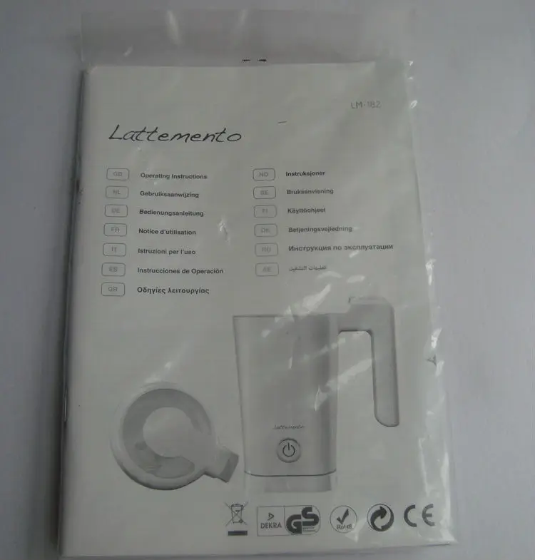 milk bubble machine manual