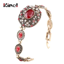 Kinel Модные Винтажные Ювелирные изделия браслет для женщин Дубай золото Цвет Овальный ювелирное изделие Свадьба Помолвка вечерние подарок любви