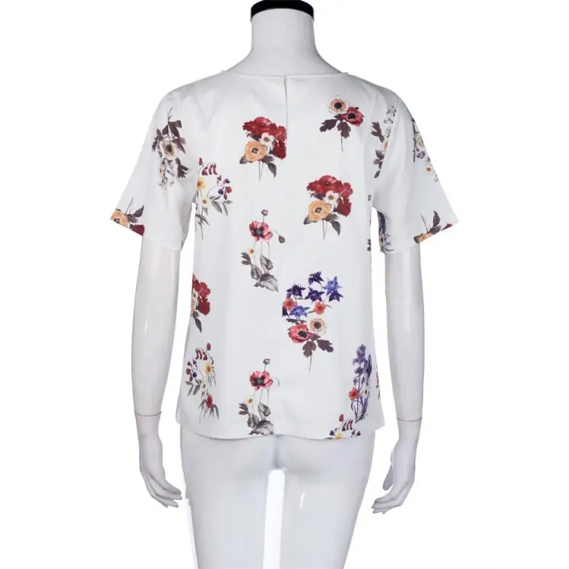 Женская футболка Feitong Повседневная летняя с коротким рукавом и принтом # S0|short sleeve