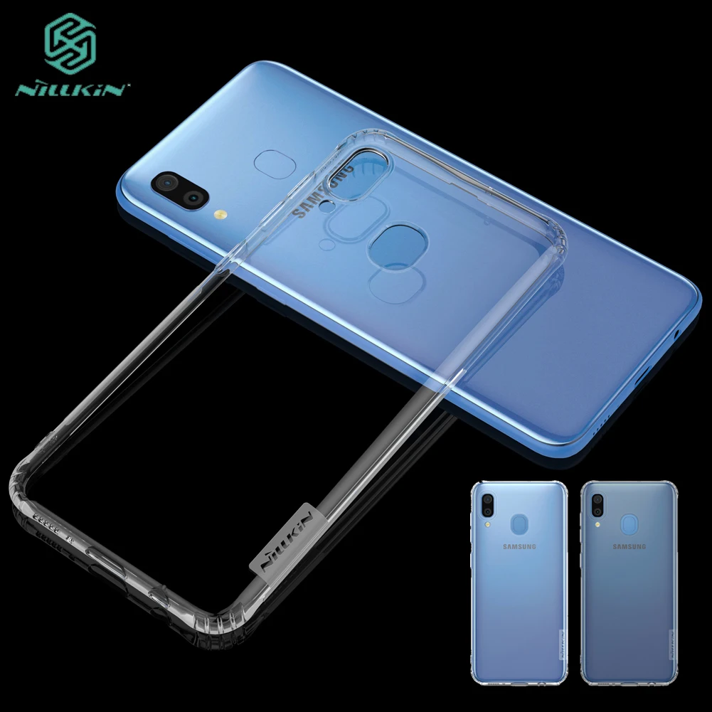 

For Samsung Galaxy A30 A20 Case NILLKIN Nature Clear TPU Transparent Soft Back Cover Case For Samsung Galaxy A30