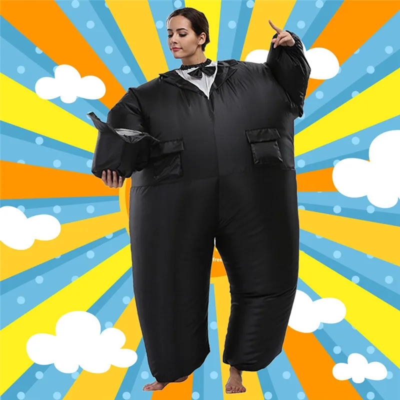 Gentleman Shaped Inflatable Costume Spoof Party Cosplay Performance