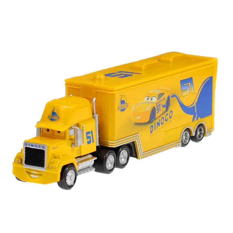 uncle 8 Дисней Pixar Тачки 2 3 игрушки Молния Маккуин Джексон шторм мак грузовик 1:55 литая под давлением модель автомобиля для детей рождественские подарки - Цвет: uncle 8