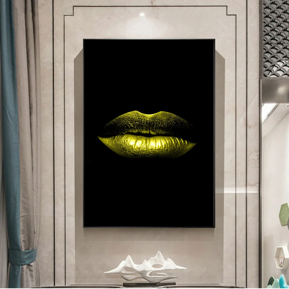 

Abstract Sexy Lips Canvas Paintings Home Wall Decorative Canvas Prints Modern Pop Art Lips Wall Pictures For Living Room Cuadros