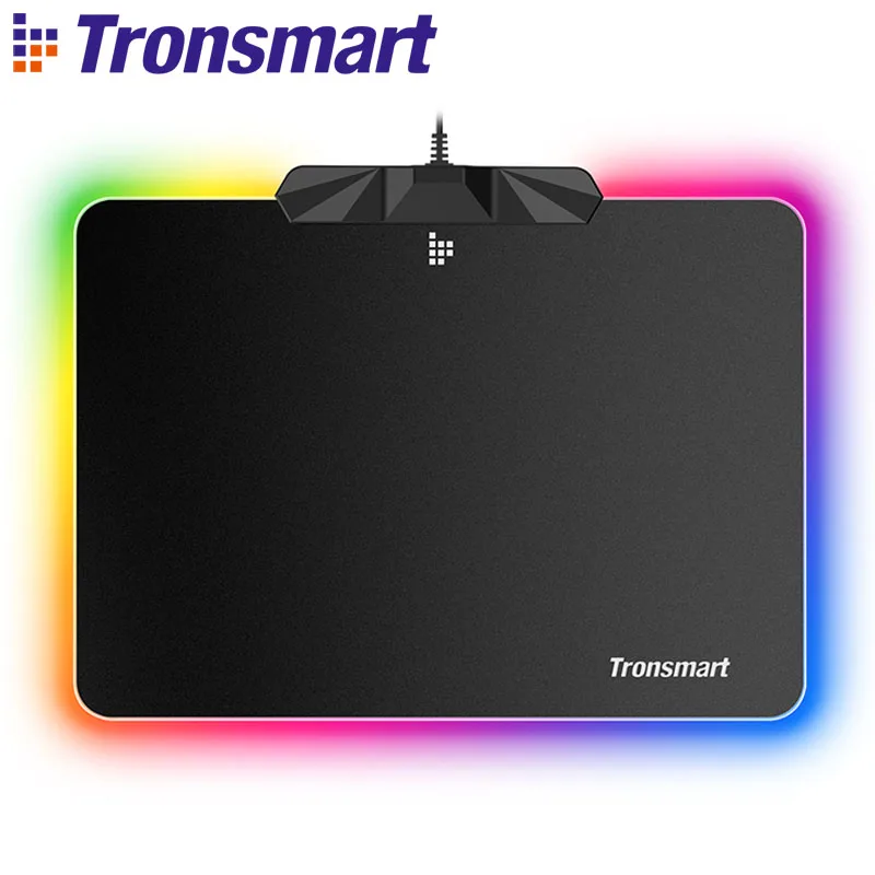 

Tronsmart Shine X RGB Gaming Mouse Pad Compupter Mouse Pad Gamer USB Mat with 8MB flash memory,16.8 Million Colors,Touch Sensor