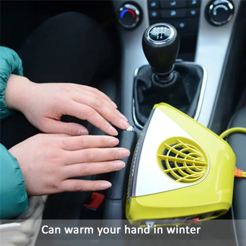 KONNWEI 12V Car Heater Warmer Cold Warm Wind Car Electronic Fan Heater Defroster Snow Melter Defogger Air Purifier car-styling