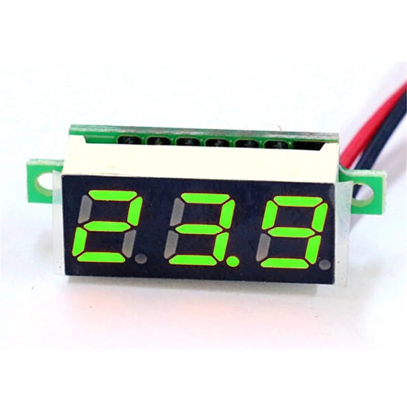 

Mini DC 0-100V Red LED Display Digital Car Voltmeter Voltage Volt Panel Meter Battery Monitor Digital Voltmeter Ammeter