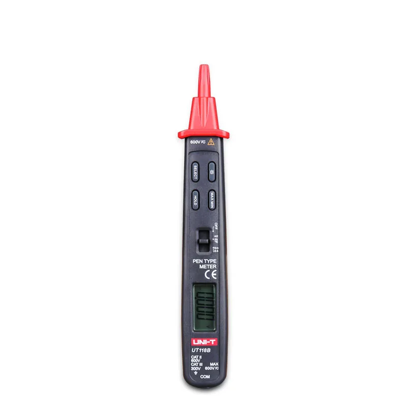 

2016 UNI-T UT118B Pen Type Digital Multimeters with 3000 Display Count Auto Range EF Function
