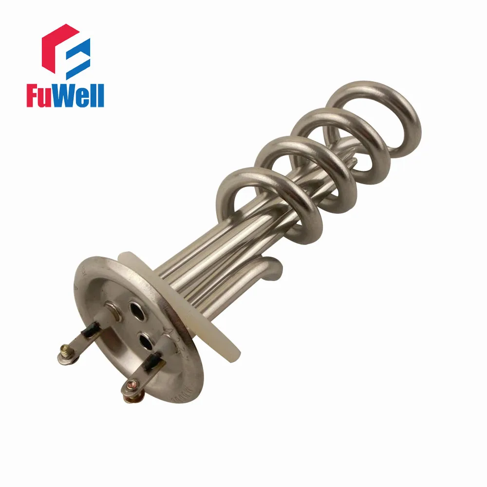 Elemento de Tubo de Aquecimento de Rodas 220v 3kw Cano Aquecedor Elétrico para Chuveiro Aço Inoxidável