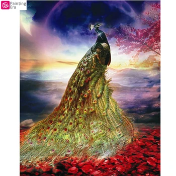 

5D Diamond Painting Diy Peacock Diamond Embroidery Animals Diamond Mosaic Pasted Cross Stitch Craft Needlework Phoenix new Year