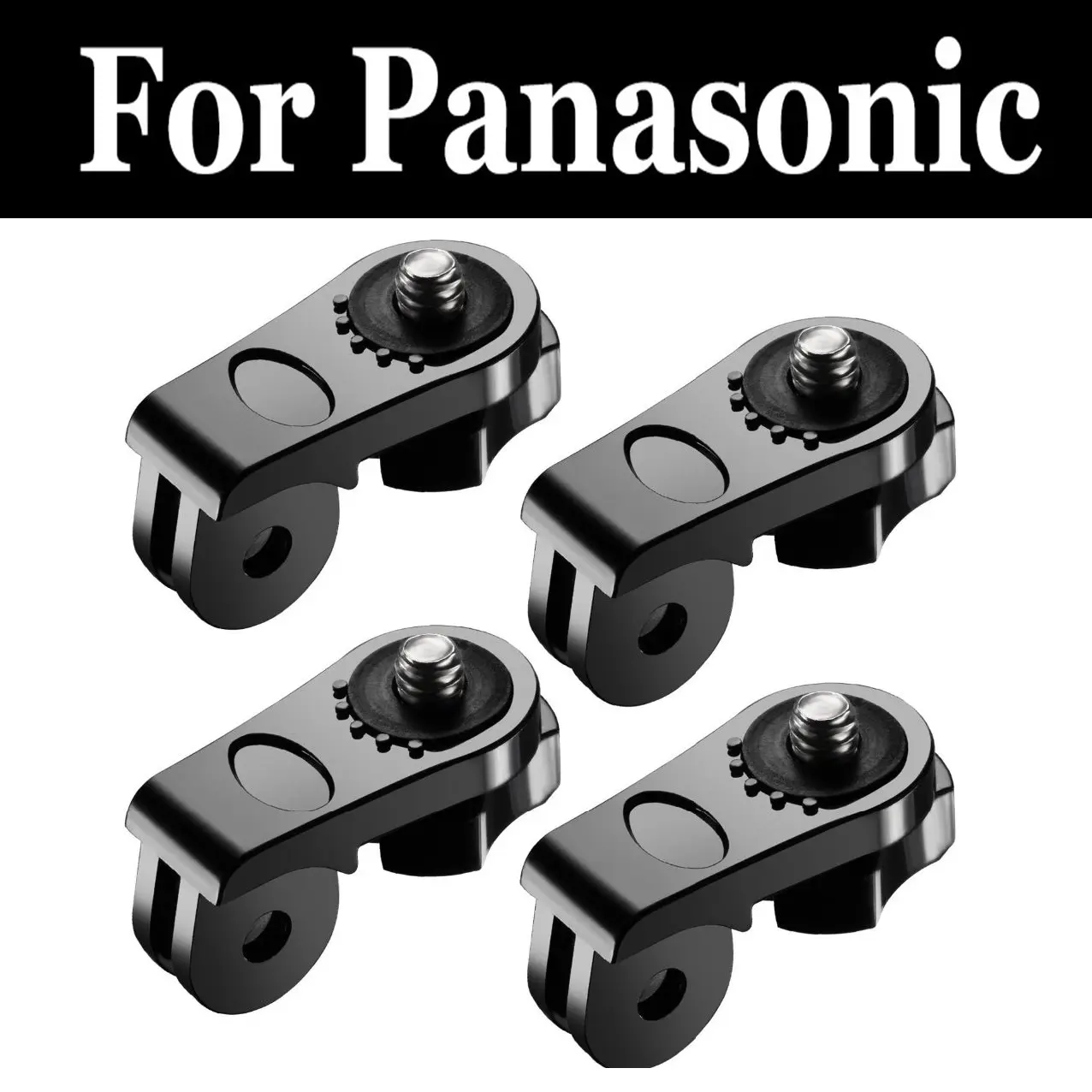 

4X Universal Conversion Adapter 1/4 Inch Mini For panasonic Lumix GF9 GX800 FT7 FZ82 DC TZ95 TZ200 TZ90 FH20 ZS200 ZS70 ZS80