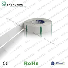 250 шт/лот умное управление UHF RFID бирка на одежду читаемая для печати пассивная рчид подвесная бирка для модной одежды