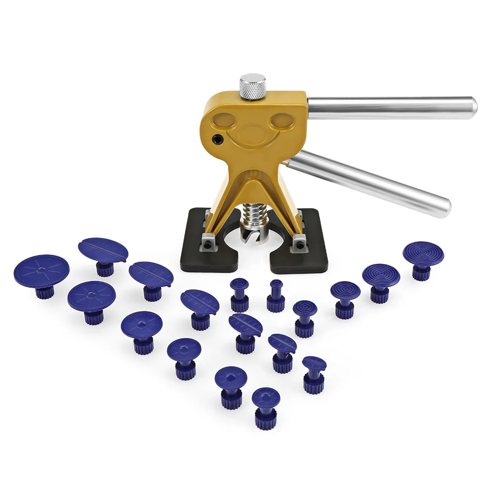 

Dent Removal Hail Pit Car Body Repair Tool Sets Puller 18 Glue Tabs Hand Tools