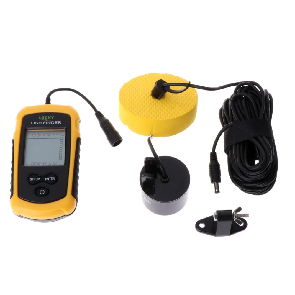 

Alarm 100M Portable Sonar LCD Fish Finder Fishing Lure Echo Sounder Detector pesca Kit