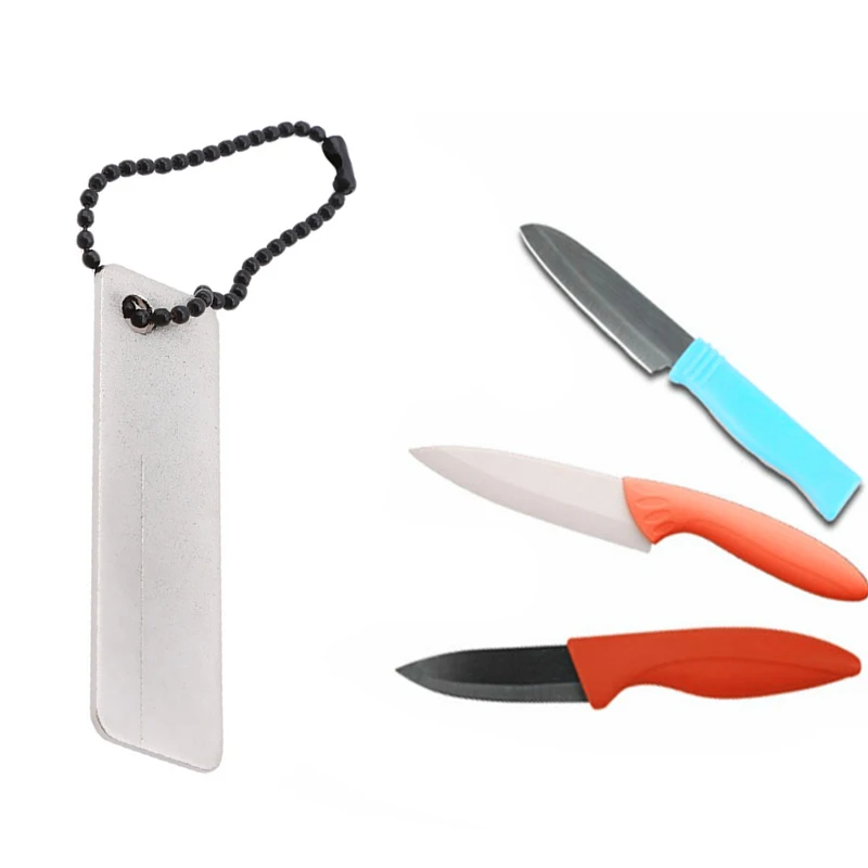 

Creative Mini Knife Sharpener Hard Sharpener Stone Abrader Sharpening Tool Practical Portable Knife Kitchen Accessories Gadget