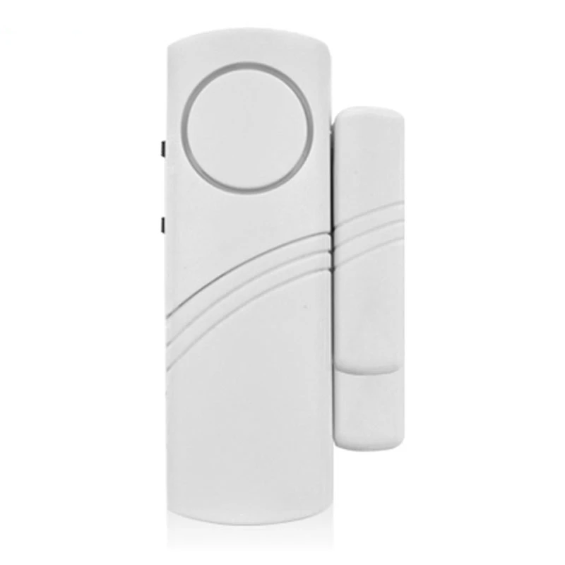 Беспроводная охранная сигнализация для окон и дверей с магнитным датчиком, беспроводная система безопасности для дома, устройство безопасности белого цвета