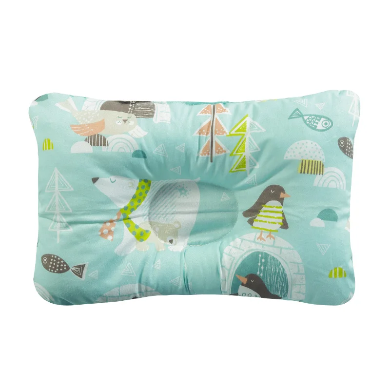 [Simfamily] Подушка для новорожденных детей из хлопка с мультяшным рисунком, подголовник для сна, подушка для кормления, Подушка для сна - Цвет: NO20