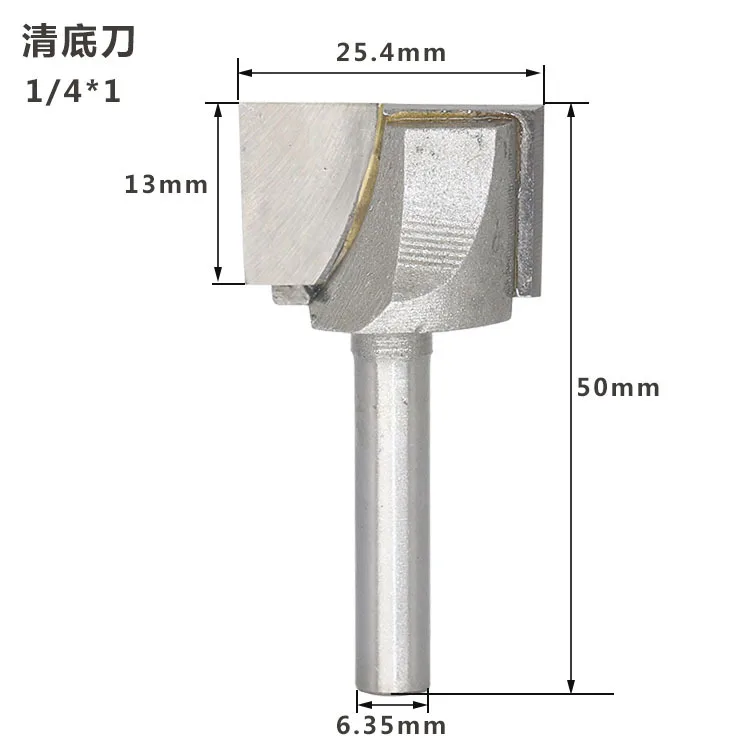 

17 pieces of high-grade bottom cutter woodworking milling cutter electric wood slot cutter cutting edge cutting machine
