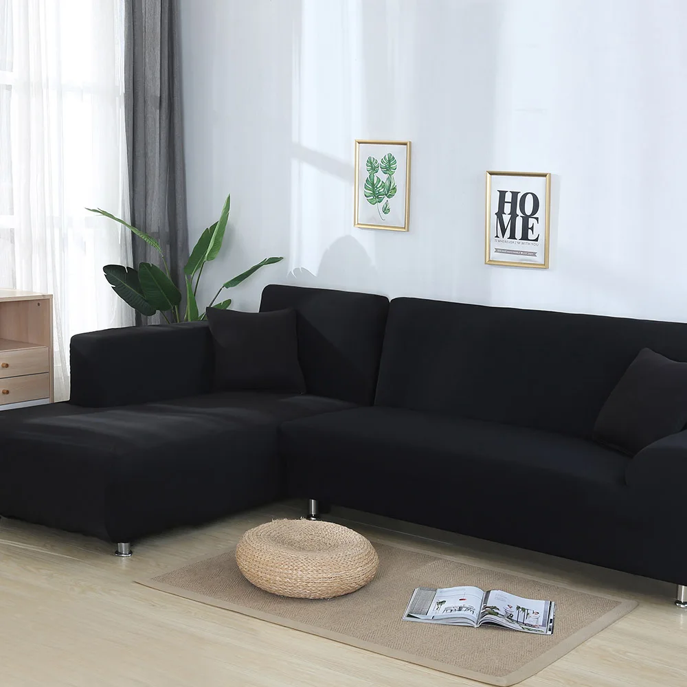 17 colors for choice Solid color sofa cover stretch seat