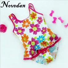 Детские костюмы для плавания, цельное бикини с цветочным рисунком, г., детские купальники, детский купальник для девочек, детский летний бикини для девочек