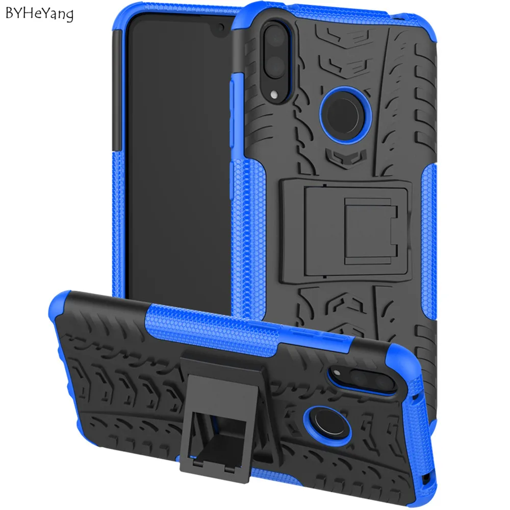 

Cover Huawei Y7 2019 Case Silicone Rubber Armor Protective PC Shell Hard Phone Case For Huawei Y7 2019 Cover For Huawei Y7 2019