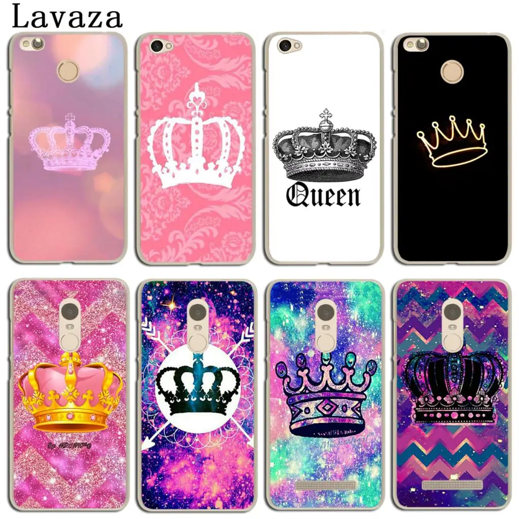 cheap Lavaza Crown king Queen Princess Case for Xiaomi MI 9 9T A3 CC9 CC9E 8 SE A2 lite A1 MI9 Redmi K20 7A 6A 5A Note 7 6 5 Pro