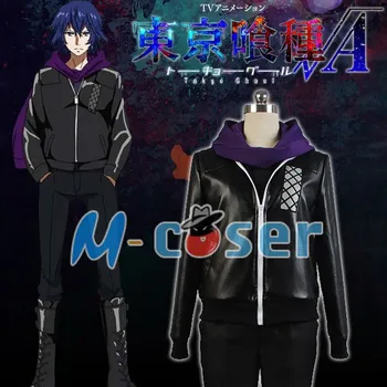 

Tokyo Ghoul Ayato Kirishima Men Spring Coat Hoodies Party Uniform Cosplay Costume Full set