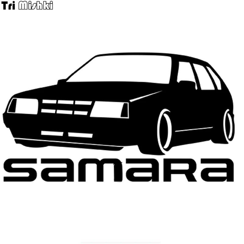 Tri Mishki HZX644 #11x20 см Samara for Lada наклейки на авто лобовое стекло виниловые наклейки на авто акссесуары