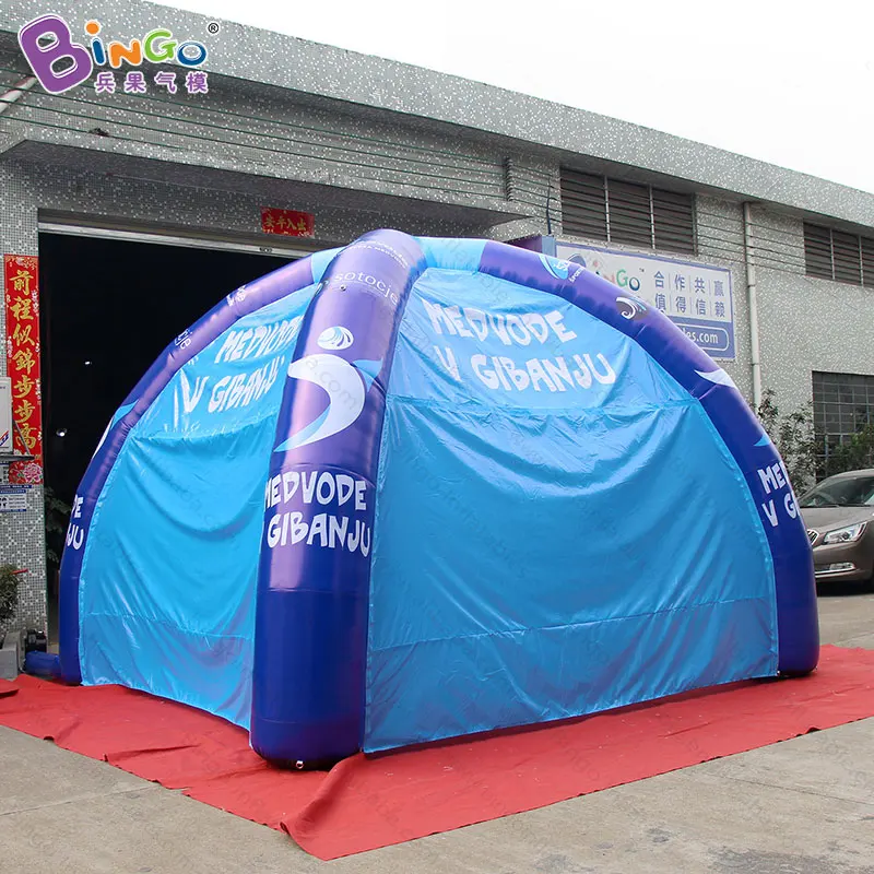  Free shipping 6X3m inflatable spider tent for advertising promotional canopy event tent for trade s