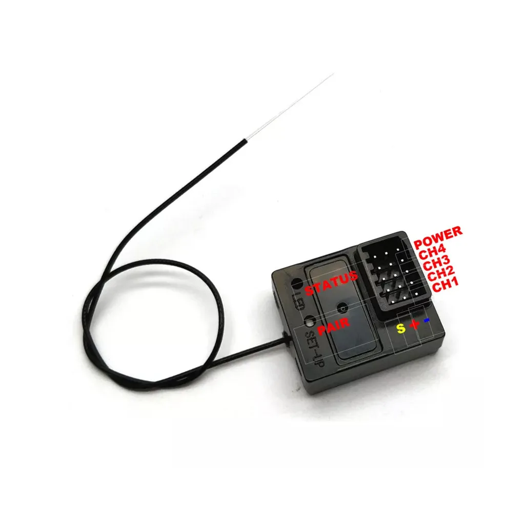 

Remote control car accessories DasMikro Sanwa FH3 FH4 Compatible 4 Channel Surface Receiver For Racing RC Car A516