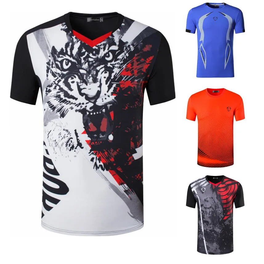 2019 الطفل تنس قمصان ، تنفس الصبي الريشة مجموعات ، فتاة sportshirt تنس ، الريشة قميص الاطفال ، ملابس رياضية الجدول تي شيرت
