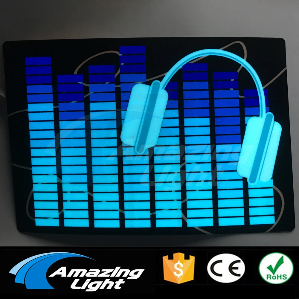 

Perfect Blue Headphone equalizer panel sound active equalizer panel with inverter Free Shipping