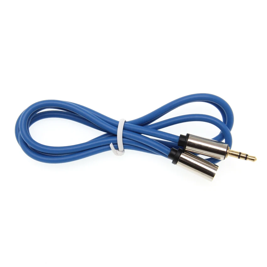 100pcs Jack 3 5mm Audio Extension Cable Male to Female TPE good qty Aux Cable Headphone extend Cables For Computer Phone