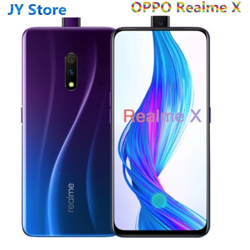 Смартфон OPPO Realme X экран 6 53 дюйма FHD + AMOLED 3765 мАч ГБ ОЗУ 64 Гб ПЗУ Восьмиядерный