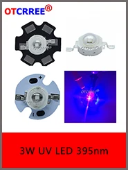 10 шт. 3 Вт высокомощный Светодиодный УФ-фиолетовый светильник с чипом 365nm 375NM 385nm 395nm 400nm 415nm 430nm диод высокой мощности COB ультрафиолетовый светильник s
