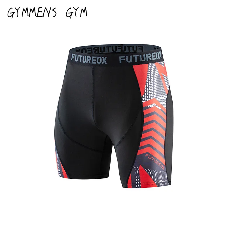 Lightning мужские пляжные Компрессионные шорты мужские новейшие леггинсы с 3D принтом для бега и быстросохнущие обтягивающие шорты для фитнеса - Цвет: GY04