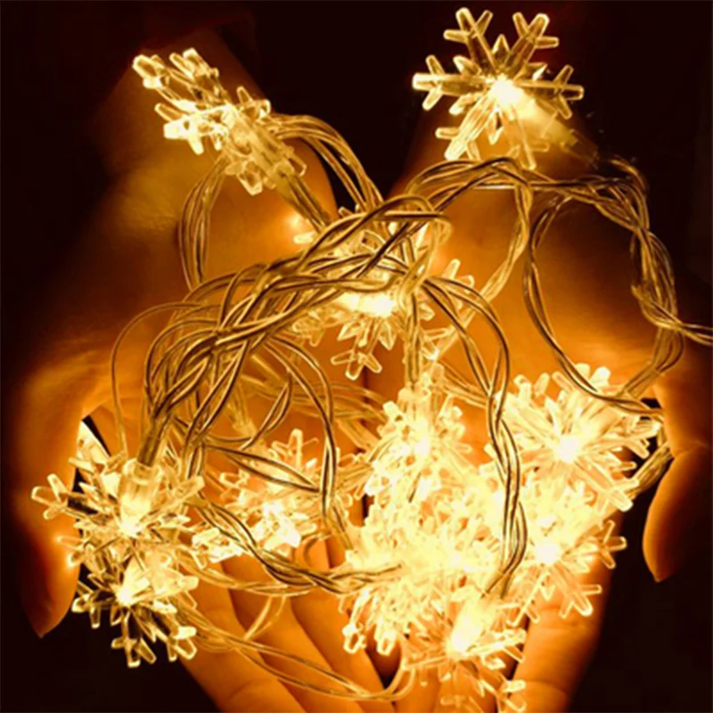 

Anpro 1.5M 3M Led String Light Christmas Tree Snow Flakes Fairy Light Garden Party Home Wedding Decorations