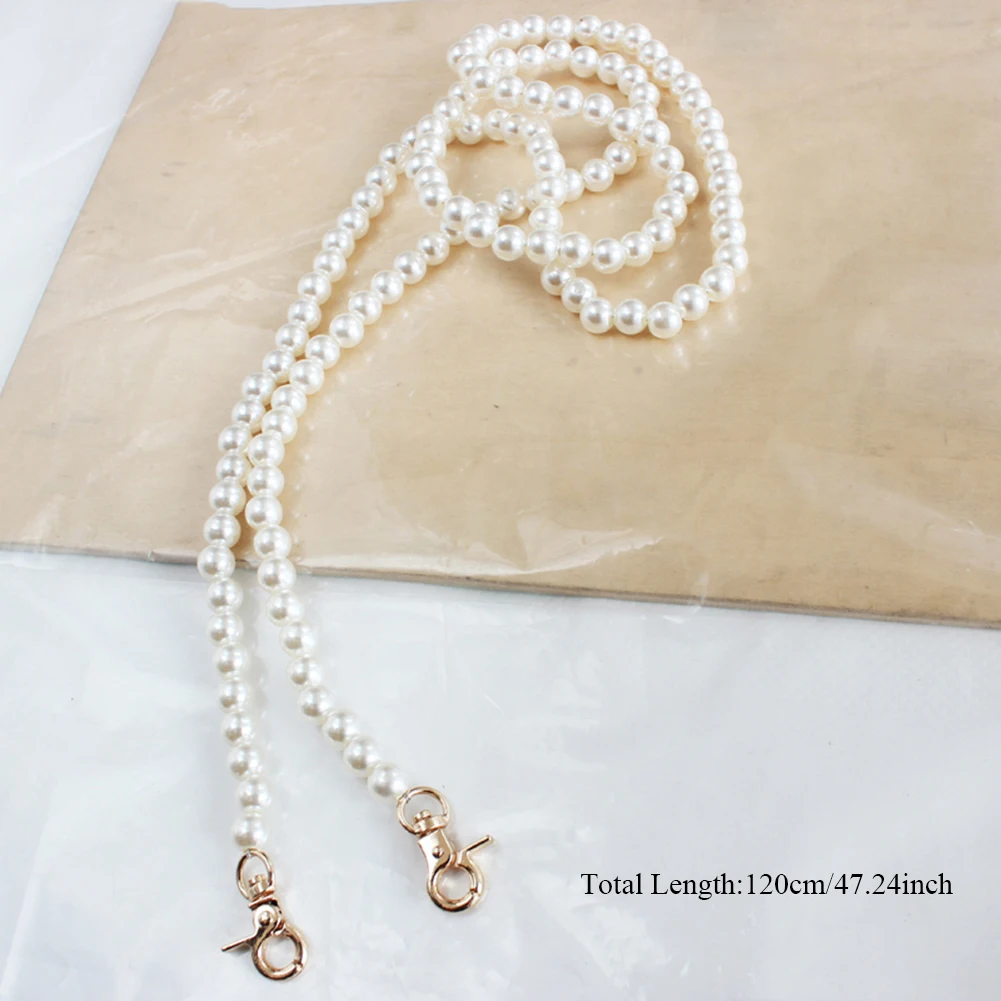 Details about / Faux Pearl Chain Women Handbag Strap Shoulder Bag Pendant Europe Seller EU Stock