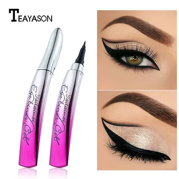 

1 Pcs Black Eyeliner Pencil Waterproof Long-lasting Precision Liquid Eye Liner Smooth Draw Big Charming Eyes Pen Eyeliner Stamp